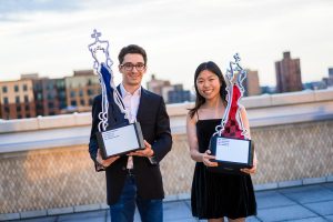 Chess champions Fabiano Caruana and Carissa Yip