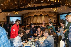 Chess players at gala